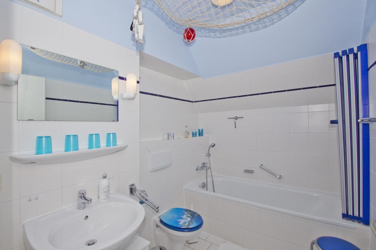 Strandnahe 2-Raum-Ferienwohnung Mit Balkon - Strandhaus Moenchgut Fewo 10 洛布 外观 照片